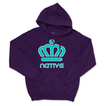 Purple 'Charlotte Native' Pullover Hoodie - Embrace Your Heritage